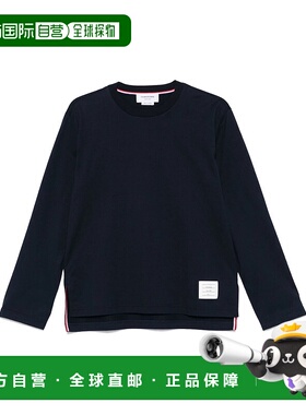 THOM BROWNE 男士T恤 MJS289A00042415 AW2025 蓝色