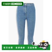 潮奢 短款 magda 1h可退 butrym 女士 高腰紧身牛仔裤 RE24DENIM08