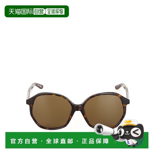 BALENCIAGA 女士太阳镜 BB0005S002 CO巴黎世家 棕色