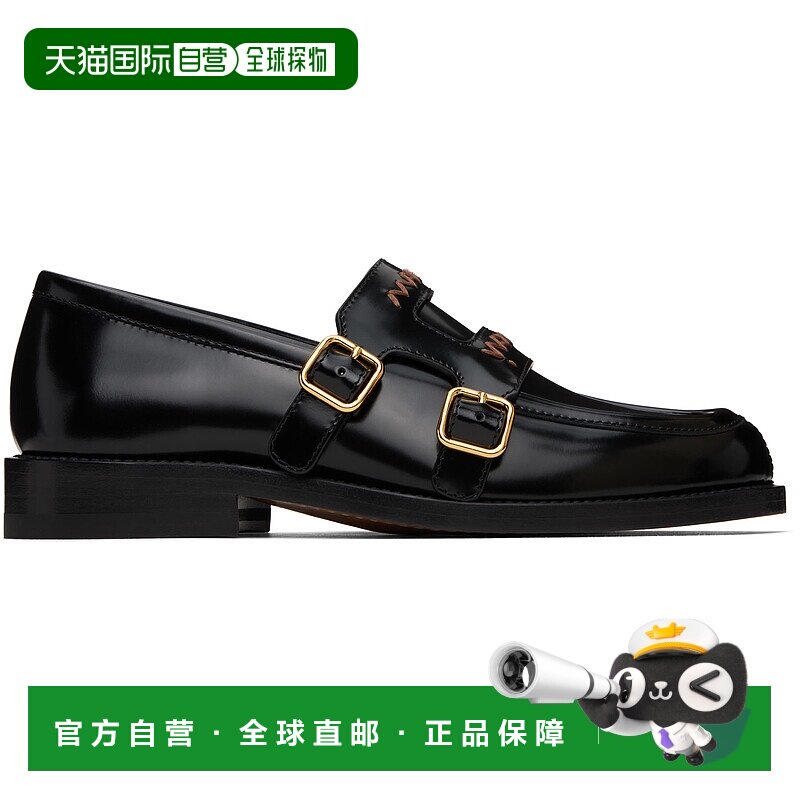 潮奢 Marni 玛尼 女士 黑色 Bambi 3.0 乐福鞋 MOMS006002PS679