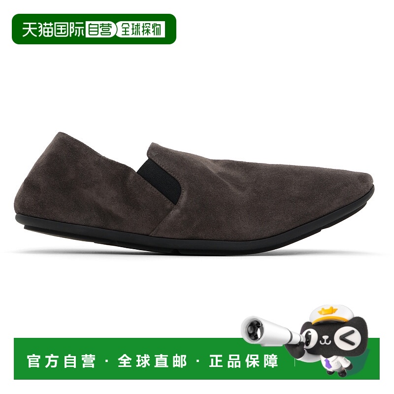 1h可退 潮奢 The Row 男士 棕色 Vincit 拖鞋 F2070L40