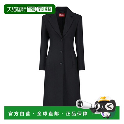 香港直邮DIESEL 女士大衣 A201010BMCS9XX CO 黑【付后1h可退】
