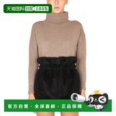 MARA 浅棕色 女士针织毛衣 MAX TRAU110007 AW2021 MAGLIA GIROCO