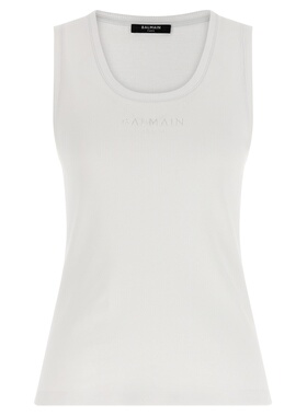 BALMAIN 女士背心吊带 GF0EB075BD10GDI SS2026 白色