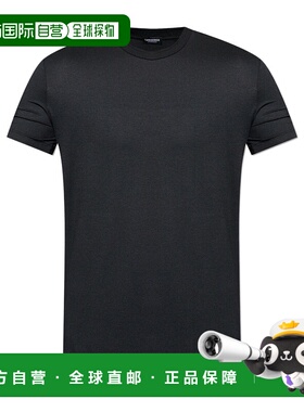 DSQUARED2 男士T恤 D9M205990001 AW2025 黑色 短袖T恤