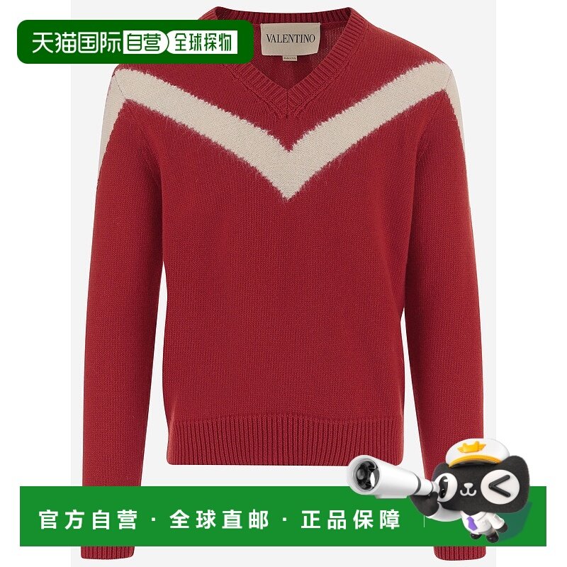 VALENTINO 男士针织衫 7V0KC35QB5GBRT AW2025 乳白色