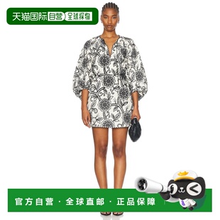 1h可退 潮奢 ZIMMERMANN 女士 Tallow 刺绣迷你连衣裙 1784DRS253