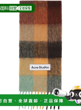 1h可退 潮奢 Acne Studios 艾克妮 男士 多色 Mohair Checked 围