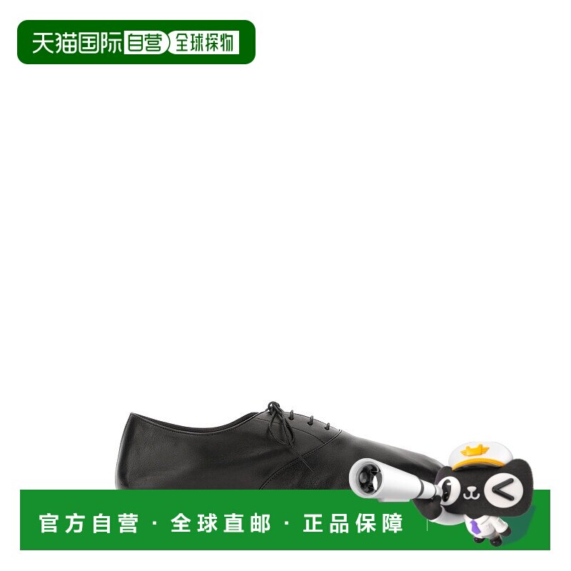 THE ROW 女士休闲鞋 F1560N66BLK SS2025 黑色 Awar 皮革系带鞋