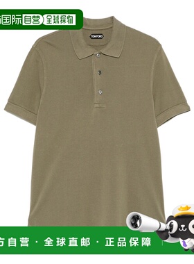 1h可退 TOM FORD 男士T恤 JPS011JMT013FG345 AW2025 灰色