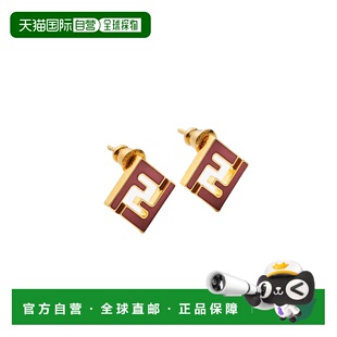 FENDI 女士耳饰 8AL294TL91 SS2026 金色 Fendi Ff Earring Metal
