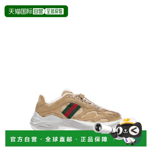 GUCCI 男士休闲鞋 853709AAF572942 SS2026 灰色男鞋老爹鞋古驰