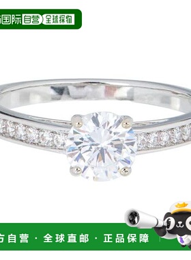 1h可退 潮奢 Swarovski 施华洛世奇 女士 Attract 圆形白色铑电镀