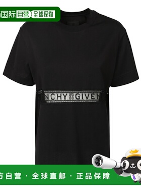 GIVENCHY 女士衬衫 BW709T3Z7Z001 AW2022 黑色 Round-neck T-shi