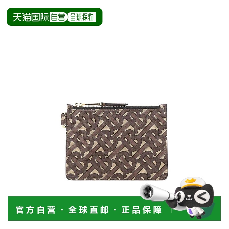 1h可退 BURBERRY 男士钱包 80249901 SS2021 灰色 Monogram印花钱