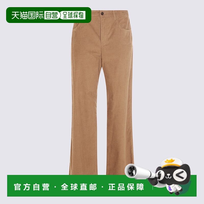 1h可退 THE ROW 女士休闲裤 6634W2272BEI AW2025 浅棕色 Eglitta