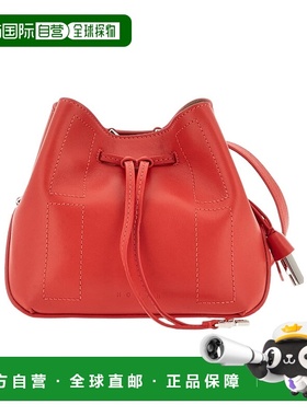 HOGAN 女士斜挎包 KBW01RK0100TZPR001 SS2025红色手提包 单肩包