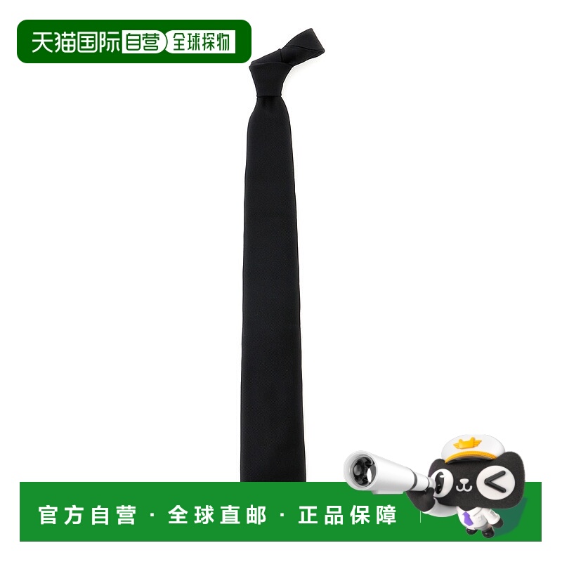 1h可退 潮奢 Tom Ford 汤姆 福特 男士 Rear 黑色闭合真丝领带 ST