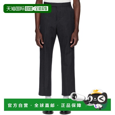 1h可退 潮奢 Thom Browne 汤姆 布朗 男士 海军蓝 Pinstripe High