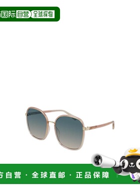 CHLOÉ 女士眼镜 FRANKYCH0031S004L AW2024 灰色 蝴蝶框太阳镜