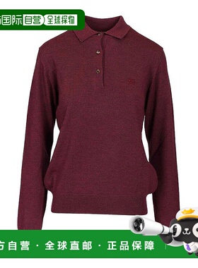 1h可退 ETRO 女士POLO衫 WRKN0004AQ256R0369 AW2025 红色针织衫