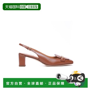 女士凉鞋 XXW63L0JE10SMXS410 SS2025 方头高 1h可退 棕色 TOD