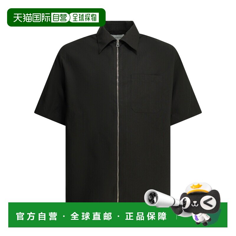 GIVENCHY 男士衬衫 BM618416E9001 CO 黑色 Couture Seam 拉链衬图片