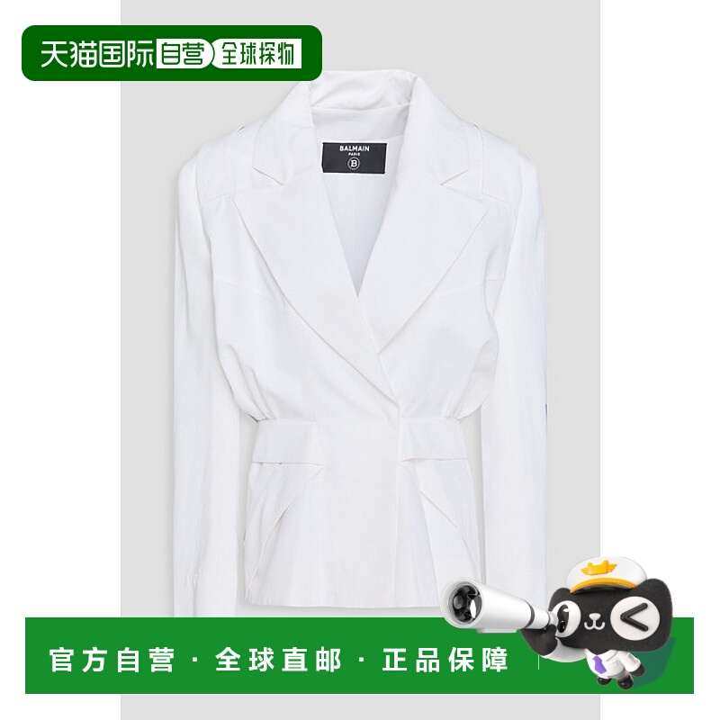 1h可退 潮奢 Balmain 巴尔曼 女士 Cupro-sateen 西装外套 YF0IL0