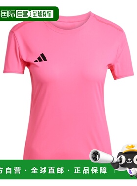 ADIDAS 女士T恤 JF3497 SS2026 粉红色 Adizero Essentials 跑步T