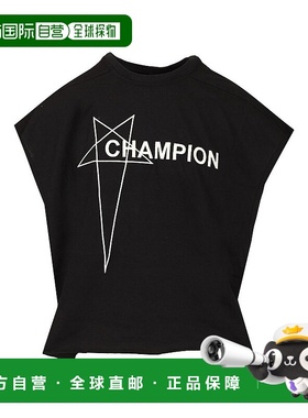 RICK OWENS 男士T恤 CM01E1668CHJG09 AW2025 黑色