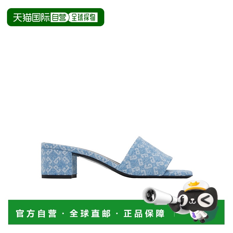 1h可退 GIVENCHY 女士凉鞋 BE306VE2BN420 SS2025 蓝色 方头高跟