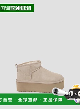UGG 女士靴子 1135092SAN AW2025 浅棕色 Classic Ultra Mini Pla