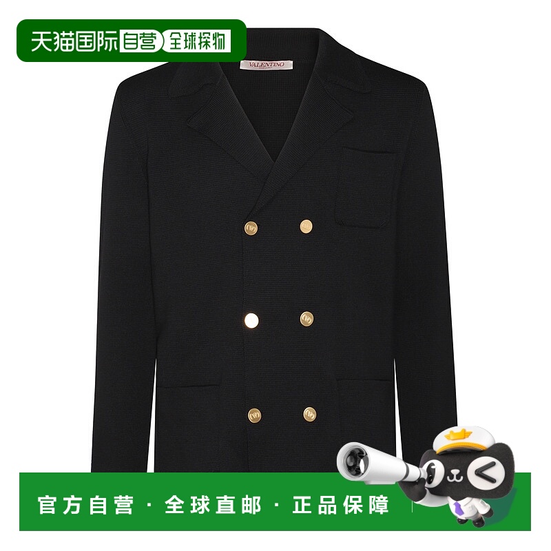 1h可退 VALENTINO 男士外套 3V3KA02W9GL0NO CO 黑色