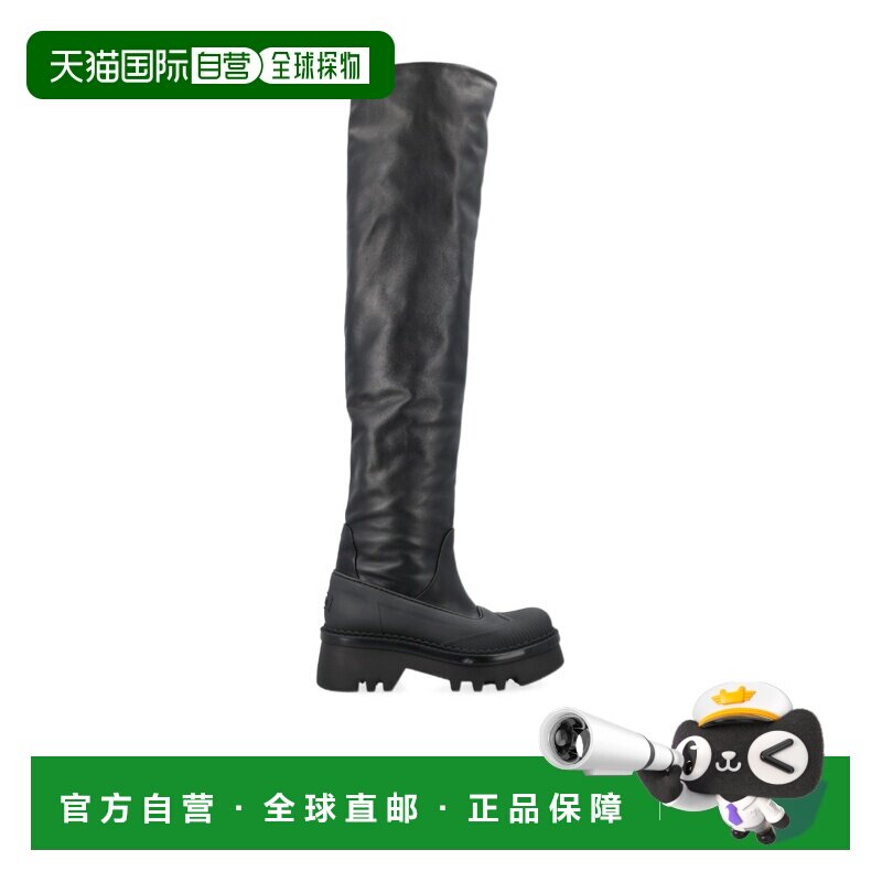 CHLOÉ 女士高跟鞋 C23W925F1001 SS2024 黑色 raina 过膝靴