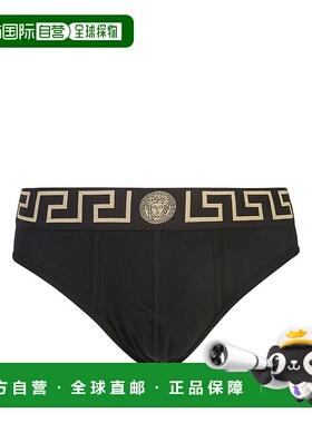 VERSACE 男士内裤 AU103271A10011A80G CO 黑色
