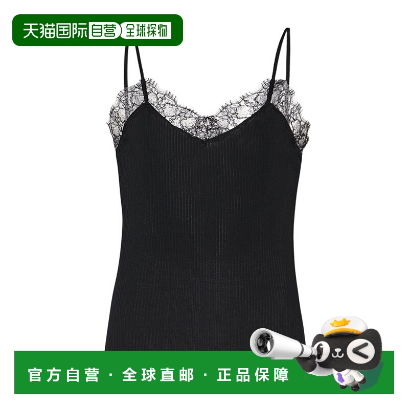 1h可退 THE ROW 女士背心吊带 8426Y136BLK SS2025 黑色 吊带背心