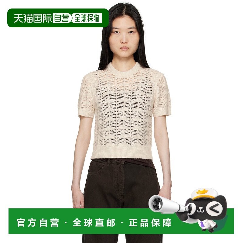 1h可退 潮奢 THE GARMENT 女士 灰白色 Verbier Pointelle Mini T