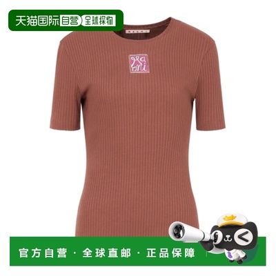 MARNI 女士T恤 THJE0379S0UTC60000M37 SS2026 褐色