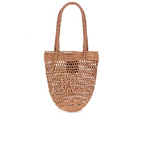 CHLOÉ 女士手提包 CH25AS903P0824M AW2025 粉红色 小号拉菲草手