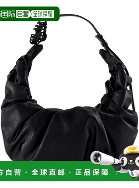 DIESEL 女士单肩包 X10478P8657 AW2025 黑色 Diesel Grab-D Larg