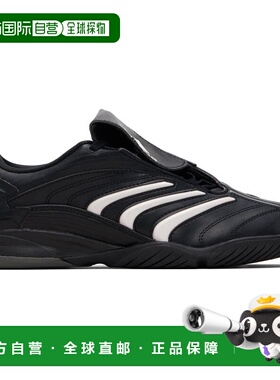 1h可退 潮奢 Adidas 男士 黑色 Faux-Leather Predator Sala 运动