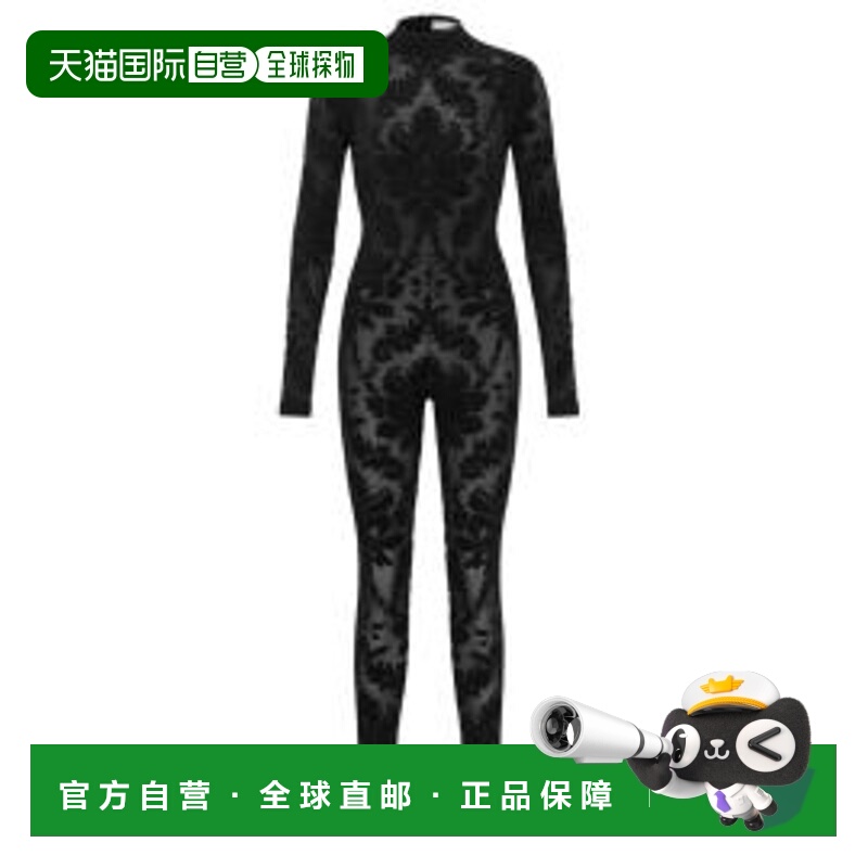 1h可退 DIOR 女士连体衣 554E90A5025X9000 SS2025 黑色 Devore