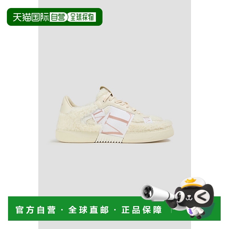 1h可退 潮奢 Valentino 华伦天奴 女士 VL7N 帆布毛羊皮运动鞋 W0
