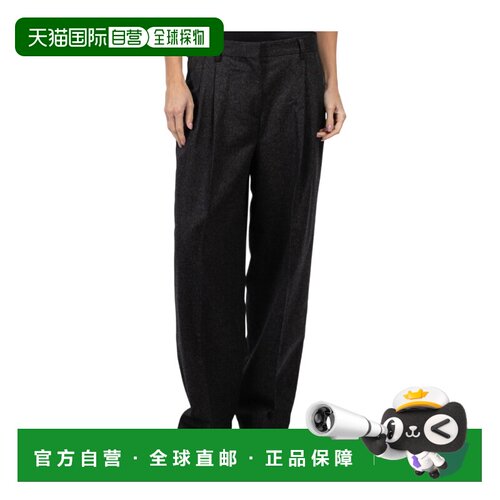 1h可退 TOTEME 女士休闲裤 254WRB0289FB0024019 AW2025 黑色