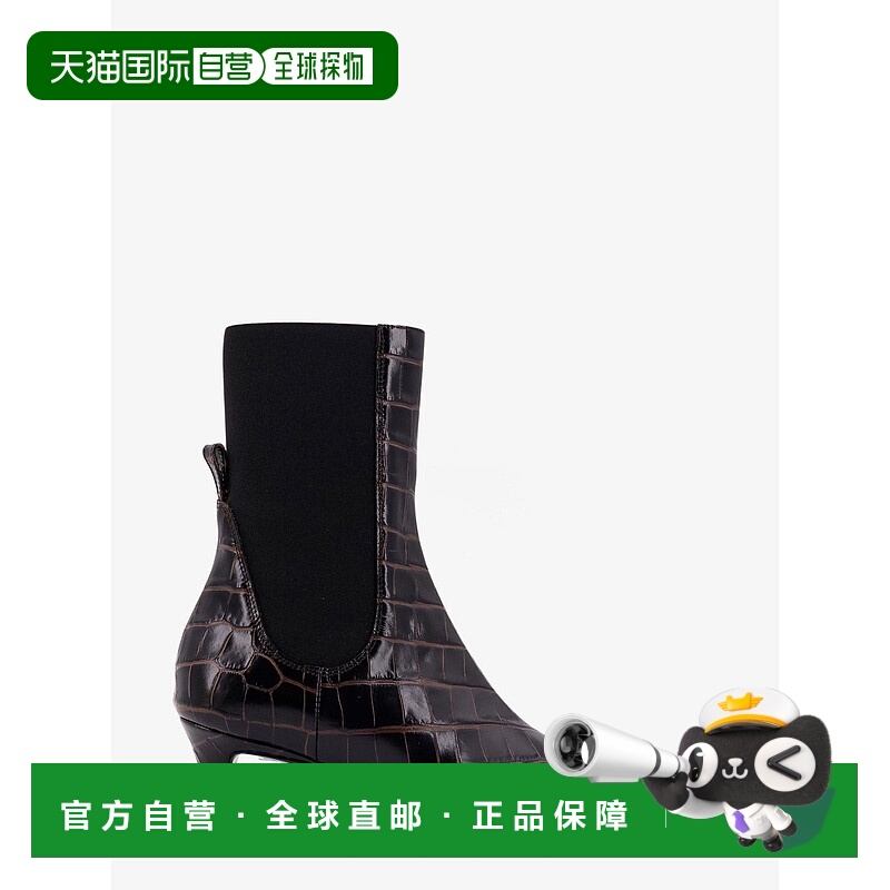 1h可退 潮奢 toteme 女士 全新皮革 舒适百搭 短靴 6cm 女款 褐色