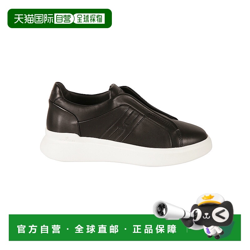 1h可退 HOGAN 男士运动鞋 HXM5800BE00LE9B999 AW2024 黑色