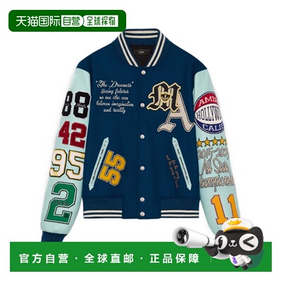 AMIRI 男士夹克 AMOUJA1016BLUE SS2026 蓝色 长袖夹克