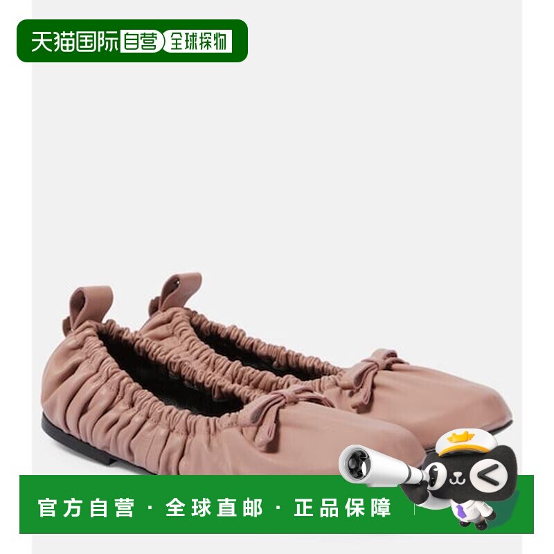 AcneStudios艾克妮女士芭蕾鞋一脚蹬芭蕾舞鞋图片