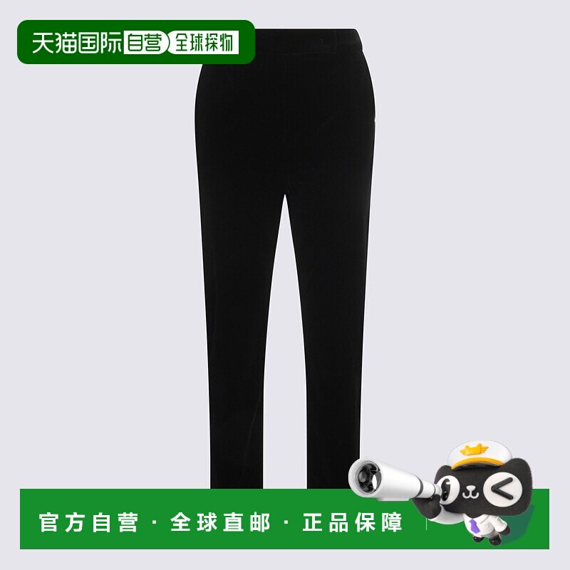 1h可退 潮奢 MaxMara 麦斯玛拉 女士 黑色裤子 25211362316001037