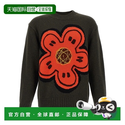 KENZO 男士针织衫 FF65PU7413CK50 AW2025 花色 长袖羊毛毛衣